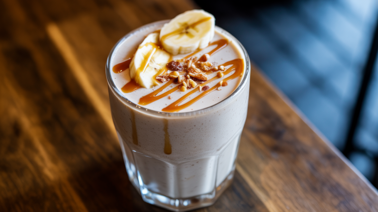 Tahini Banana Smoothie With a Nutty Twist