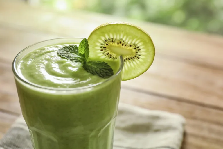 A Soft Green Smoothie for Slow Mornings