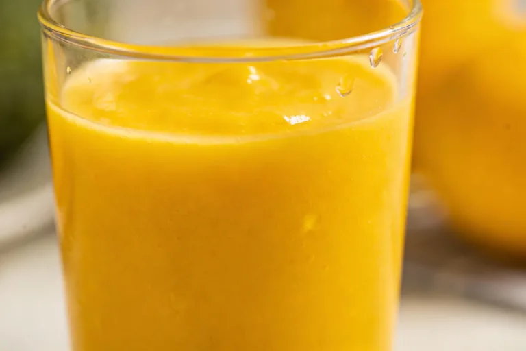 A Bright Yellow Smoothie That Feels Instantly Uplifting