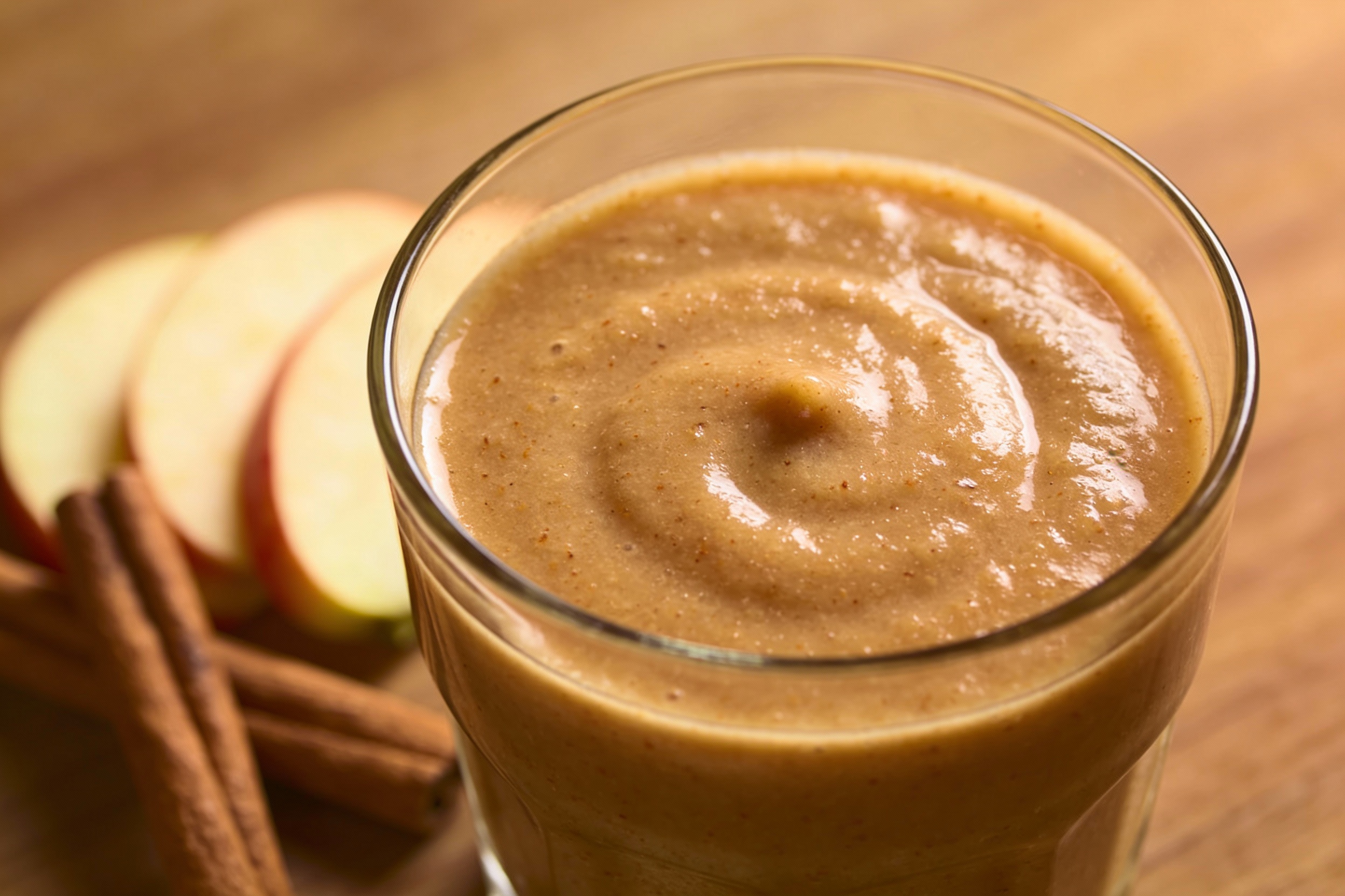 This Cozy Apple Cinnamon Smoothie Feels Like a Soft Reset