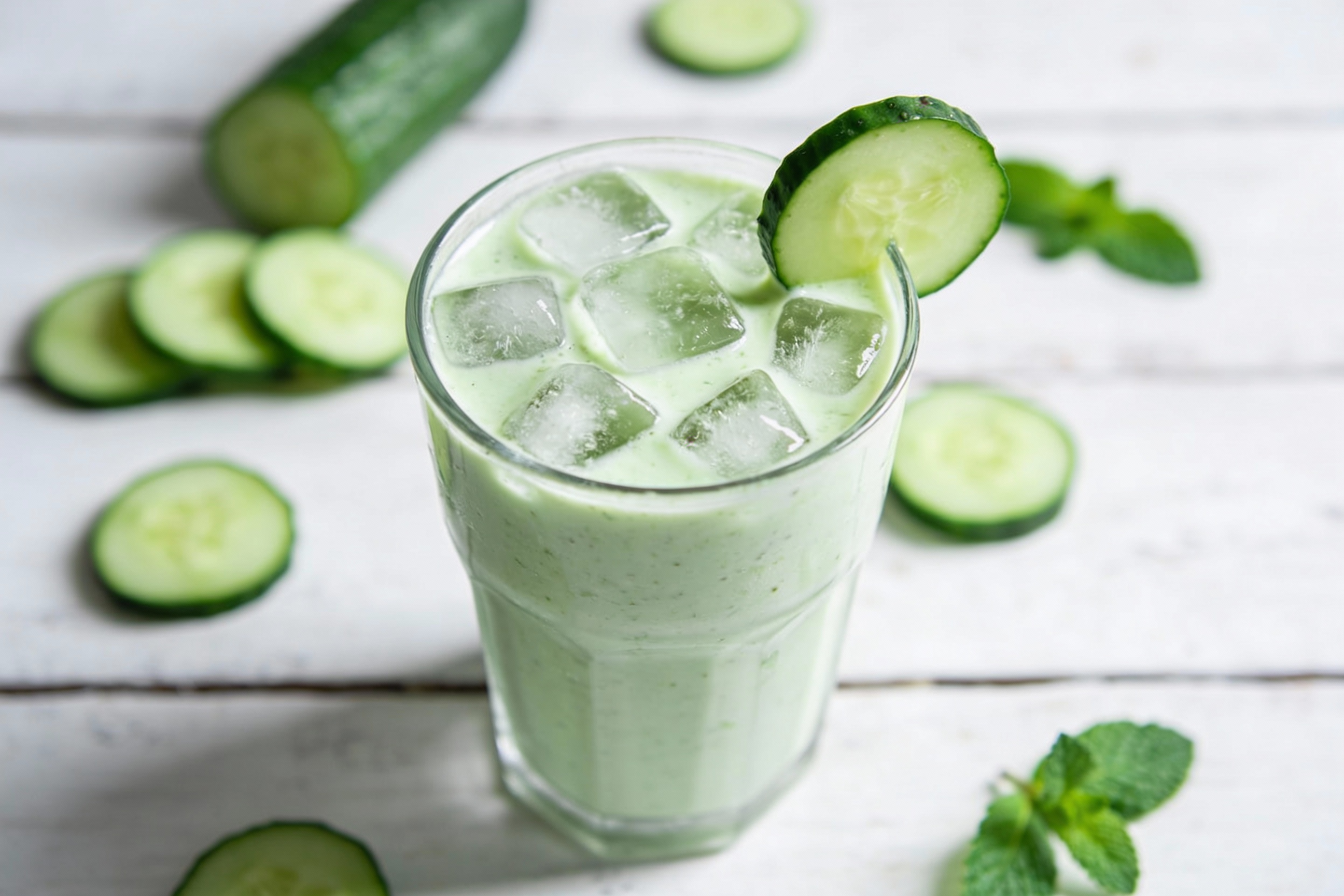 A Cooling Cucumber Smoothie for Overheated Afternoons