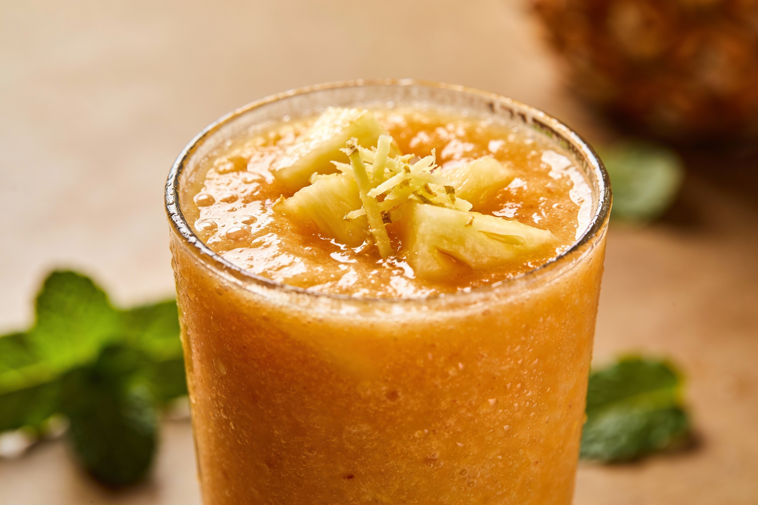 Pineapple Ginger Digestive Smoothie