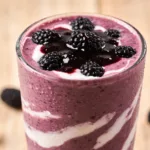Blackberry Yogurt Smoothie With a Jammy Finish