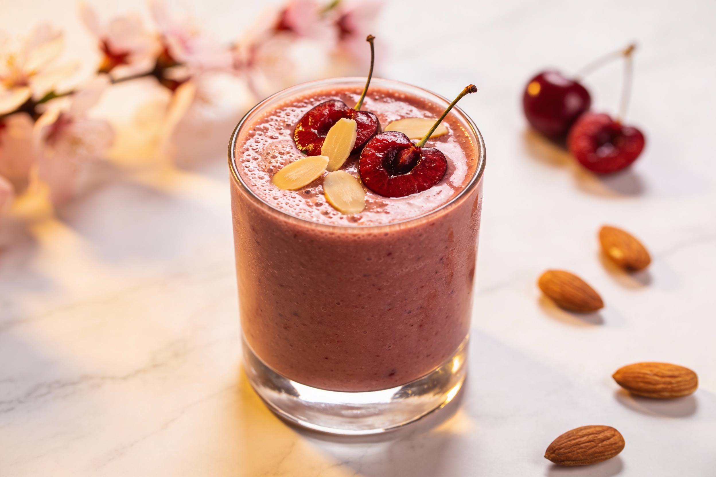 Cherry Almond Smoothie That Tastes Like Dessert