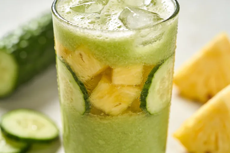 Cucumber Pineapple Cooler Smoothie