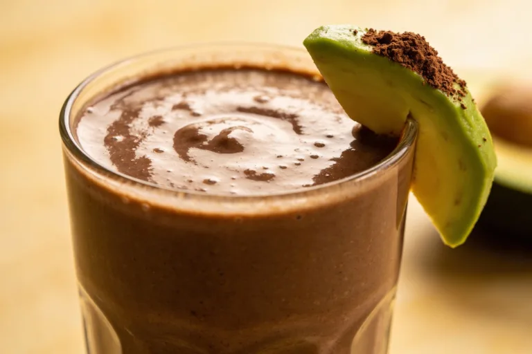 Creamy Avocado Cacao Smoothie (No Weird Aftertaste)