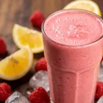 Raspberry Lemon Smoothie That Tastes Like Sorbet