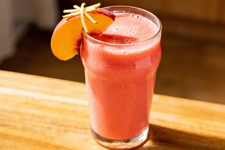 Peach Ginger Smoothie for When You Want Something Bright