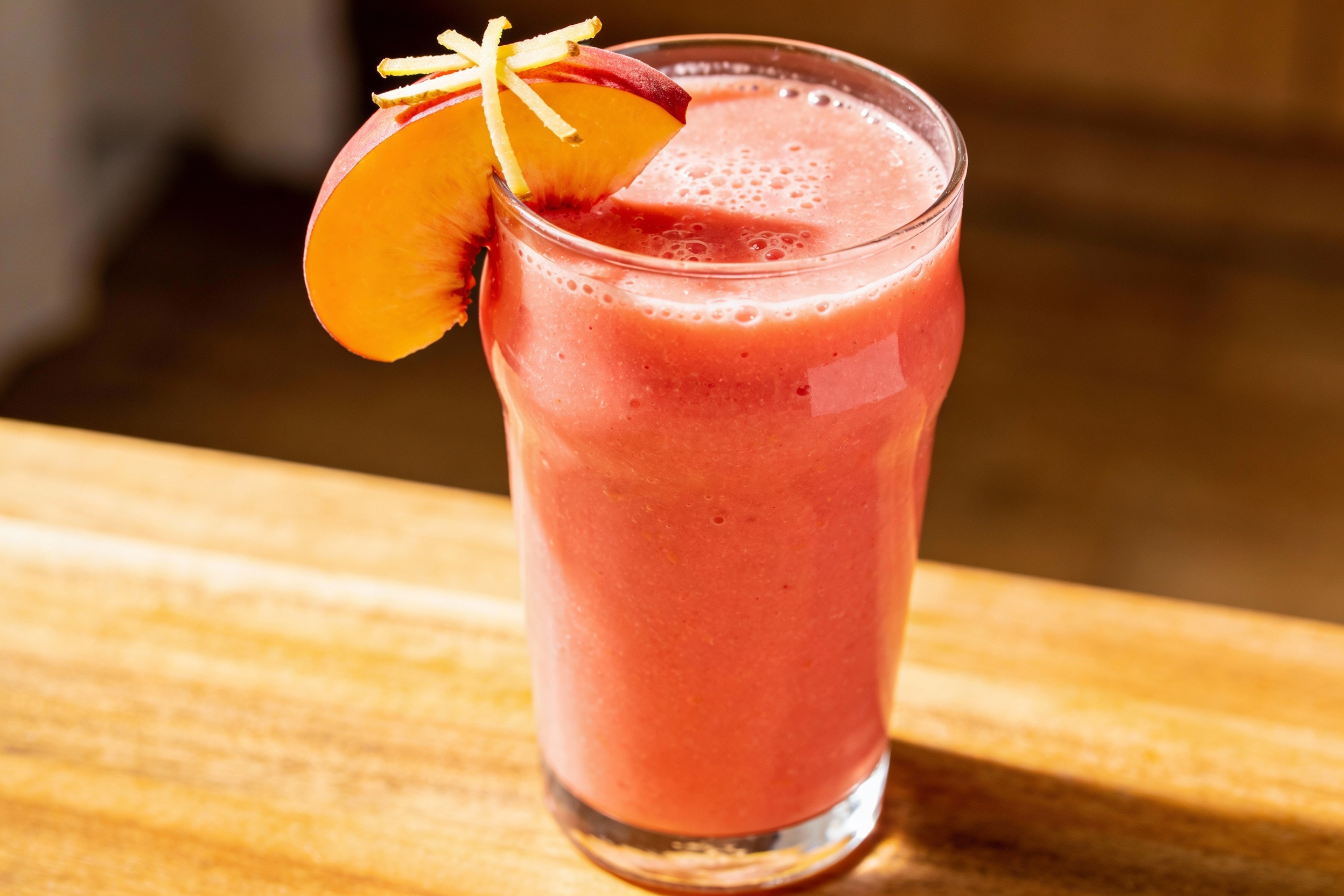 Peach Ginger Smoothie for When You Want Something Bright