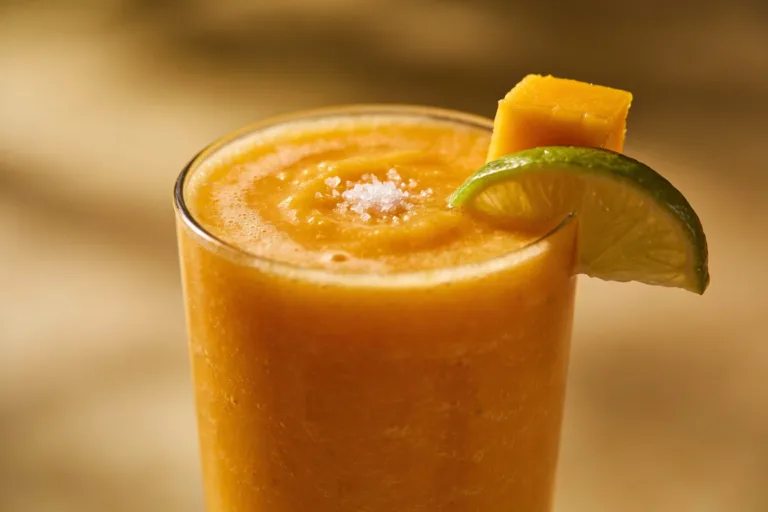 Mango Lime Smoothie With a Tiny Pinch of Salt
