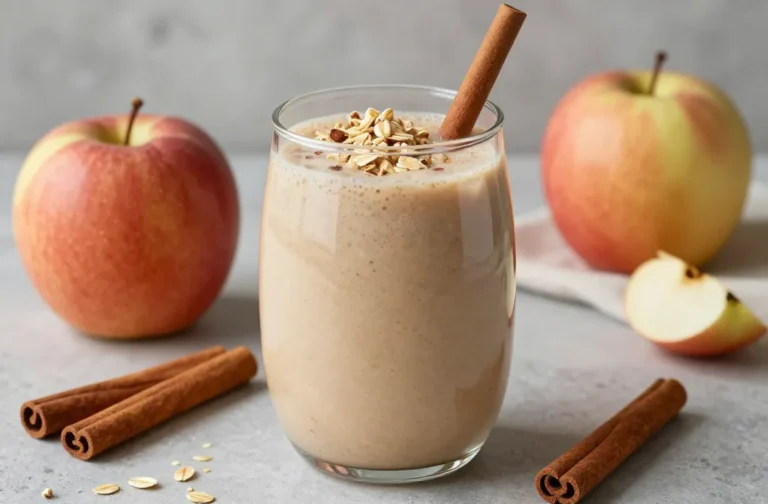Cinnamon Apple Oat Smoothie for Cozy Winter Mornings