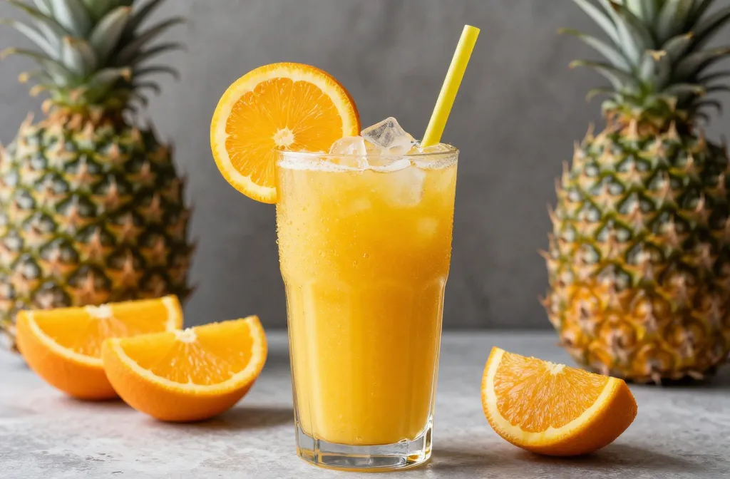 Pineapple Orange Smoothie With a Bright Citrus Kick