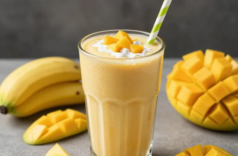 Mango Banana Lassi-Style Smoothie