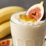 Creamy Fig Banana Smoothie With Honey