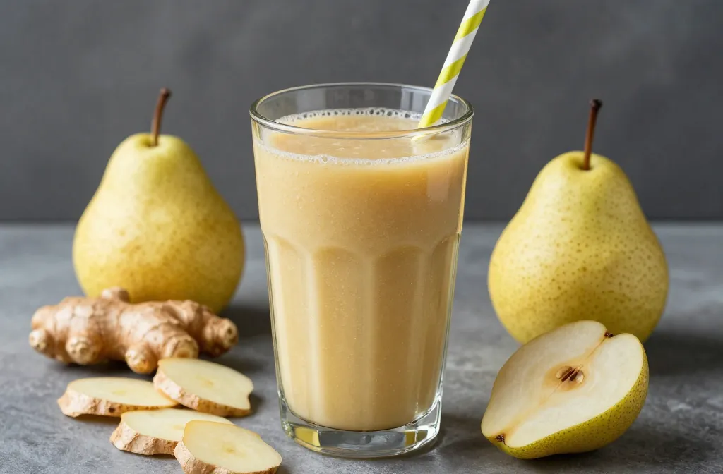 Pear Ginger Smoothie for a Gentle Winter Reset