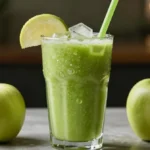 Soft Green Apple Smoothie That Tastes Bright and Mostly Like Fruit