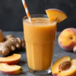 Peach Ginger Smoothie With a Gentle Warming Kick