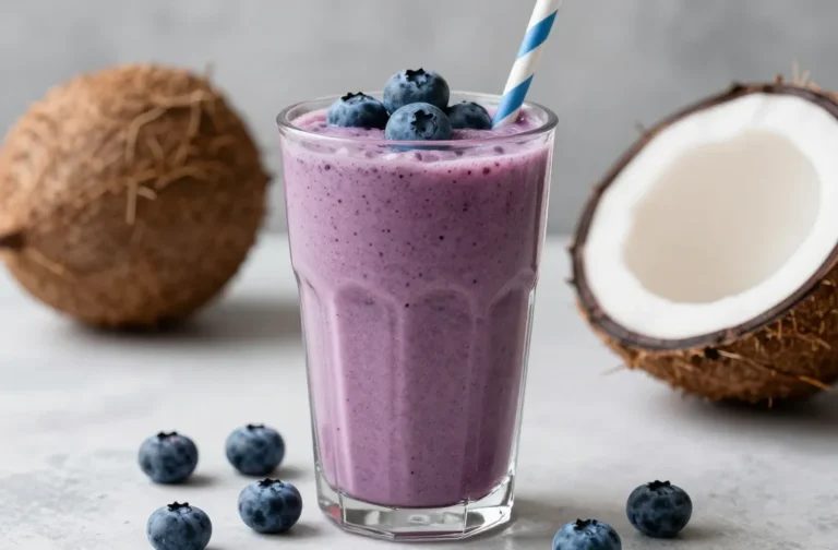 Blueberry Coconut Smoothie That Tastes Clean, Light, and Fresh