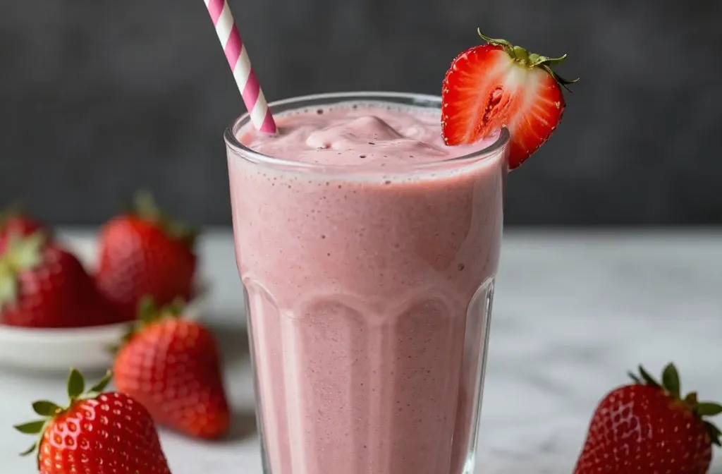 Creamy Cocoa Strawberry Smoothie That’s Naturally Dairy-Free