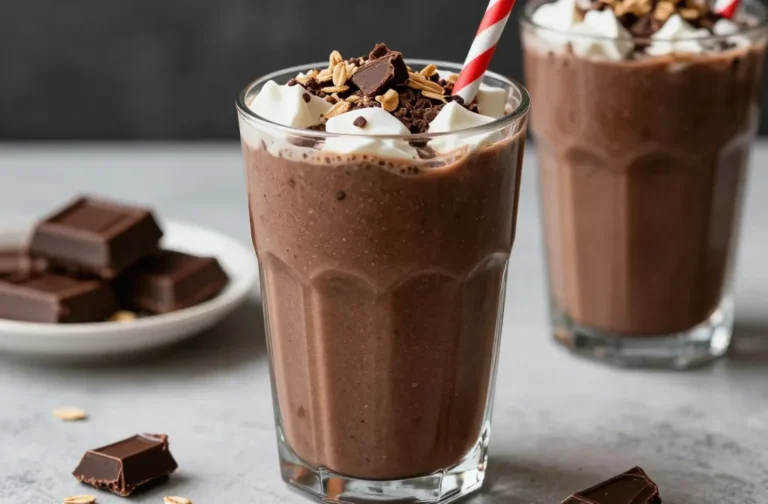 Chocolate Oat Smoothie That Feels Like a Snack, Not a Meal