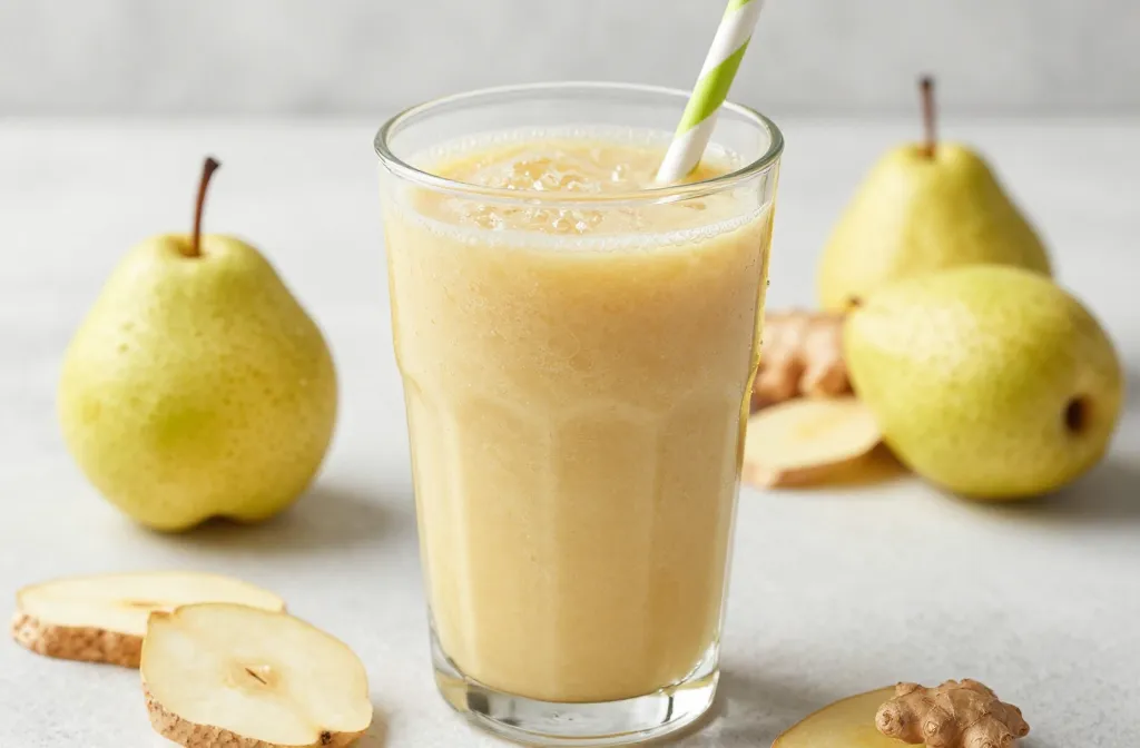 Pear Ginger Smoothie That Feels Gentle and Easy on the Stomach