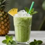 Pineapple Mint Smoothie That Feels Extra Fresh and Cooling