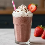 Strawberry Chocolate Smoothie That Tastes Sweet Without Added Sugar