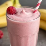 Raspberry Banana-Free Smoothie That’s Creamy Without Tricks
