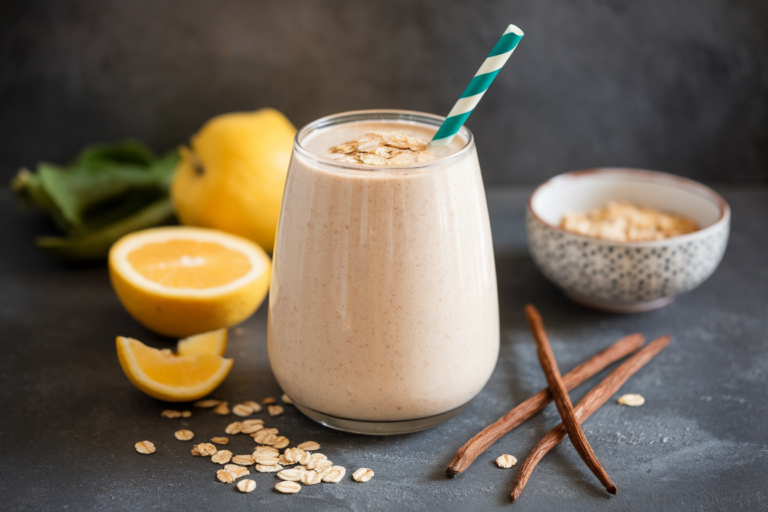 Vanilla Oat Smoothie That’s Smooth, Mild, and Easy to Drink