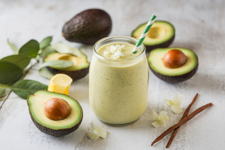 Avocado Vanilla Smoothie That’s Creamy With Zero Green Taste