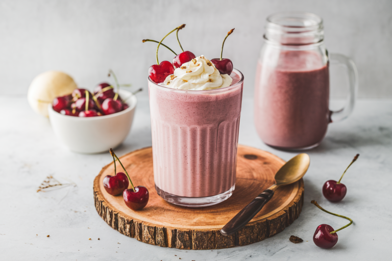 Cherry Vanilla Smoothie That Tastes Like a Real Dessert
