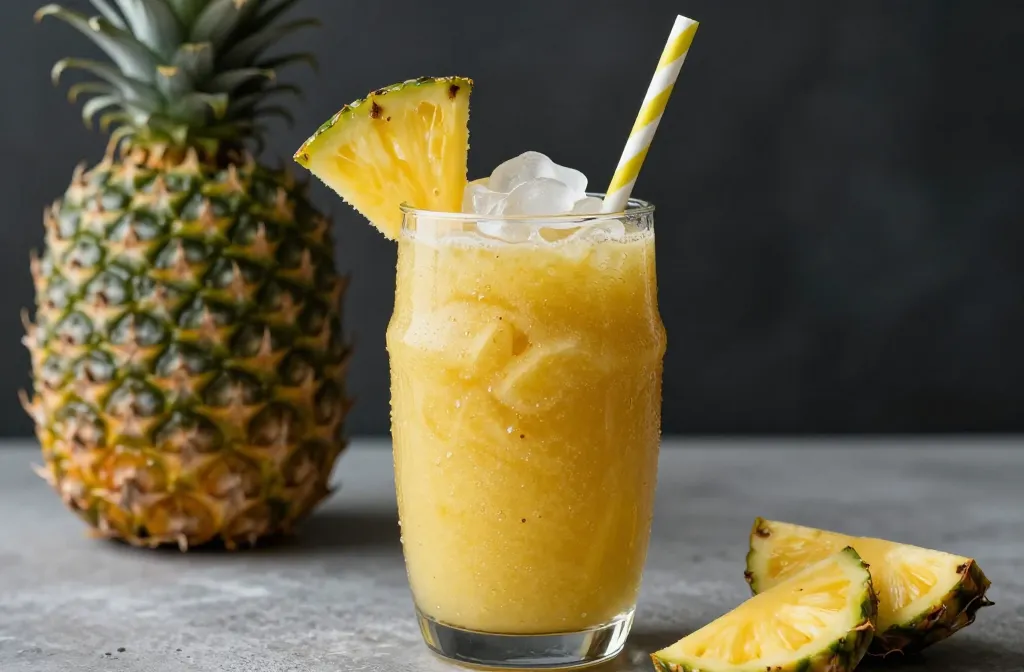 Pineapple Jalapeño Smoothie for a Sweet Heat Kick