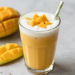 Golden Turmeric “Lassi” Smoothie With Mango and Yogurt