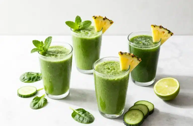 Fresh Sips 5 Spring Green Smoothies for a Gentle Reset
