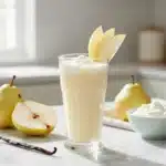 Glow Up Fast with Creamy Pear Vanilla Smoothie for Spring Reset Days