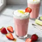 Crave-Worthy Strawberry Rhubarb Smoothie with a Fresh Spring Bite