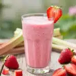 Sip This Strawberry Rhubarb Smoothie That Tastes Like Fresh Spring Bliss