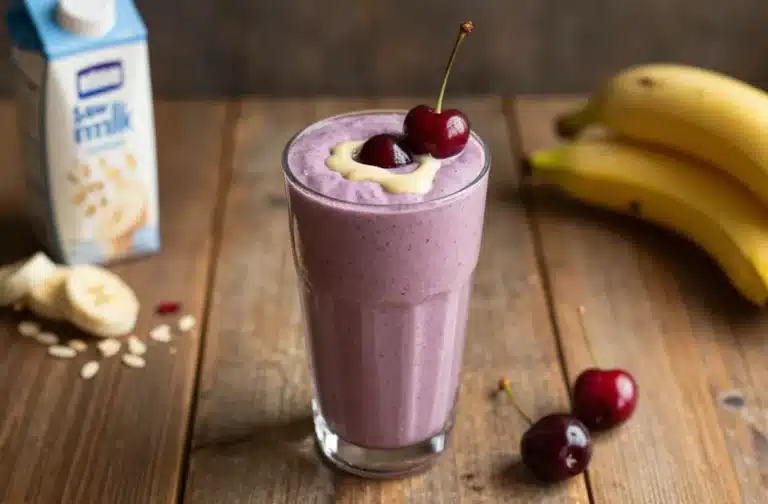 Dreamy Tart Cherry Sleep Smoothie That Tastes Like Dessert