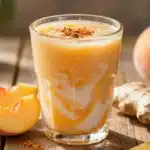 Peach Ginger Smoothie with a Gentle Warming Kick Craze