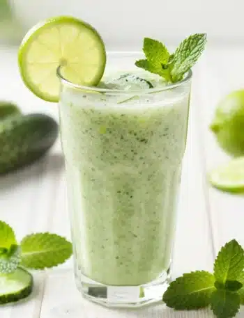 Thirsty? Try This Cucumber Lime Mint Smoothie That’S Ultra-Refreshing and Not Too Sweet