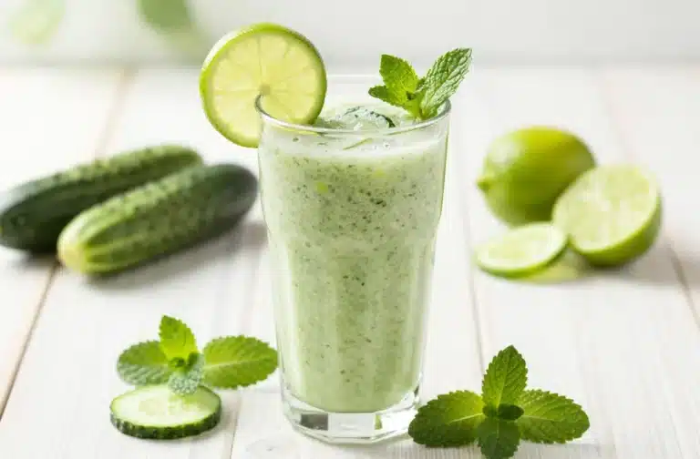 Thirsty? Try This Cucumber Lime Mint Smoothie That’S Ultra-Refreshing and Not Too Sweet