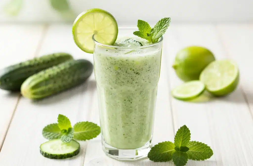 Thirsty? Try This Cucumber Lime Mint Smoothie That’S Ultra-Refreshing and Not Too Sweet