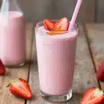 Crave-Worthy Strawberry Kefir Smoothie That Tastes Like a Creamy Tangy Treat