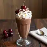 Decadent Cherry Chocolate Smoothie with a Deep, Brownie-Like Flavor
