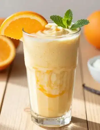 Creamy Orange Creamsicle Protein Smoothie Without Protein Powder