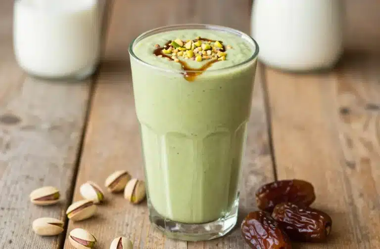 Drink Dessert! Pistachio Date Smoothie with a Creamy “Bakery” Vibe
