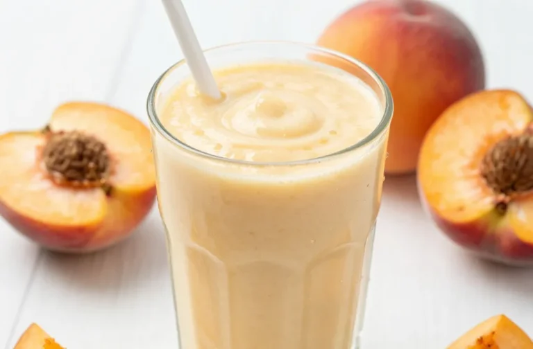 Peach Smoothie Recipe (Creamy, Sunny, and Refreshing) You Need Now