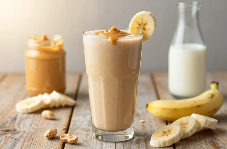 Peanut Butter Smoothie Recipe (Creamy, Sweet, and Satisfying) You’Ll Crave