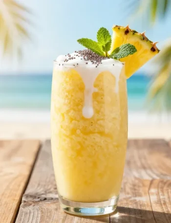Pineapple Smoothie Recipe (Tropical, Creamy, Refreshing) to Bliss