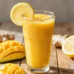 Zingy Sunshine: Ginger Smoothie Recipe with Mango + Lemon (Bright, Zingy, Fresh)